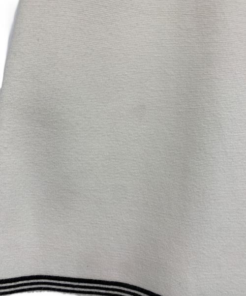 theory luxe（セオリーリュクス）theory luxe (セオリーリュクス) ニットスカート ホワイト×ブラック サイズ:38の古着・服飾アイテム