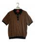 SUPREME（シュプリーム）の古着「ニットポロシャツ」｜ブラウン×ブラック