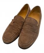 HIROSHI TSUBOUCHIヒロシツボウチ）の古着「スエードローファー」｜ブラウン