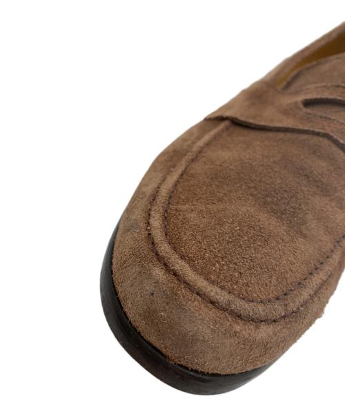 HIROSHI TSUBOUCHI（ヒロシツボウチ）HIROSHI TSUBOUCHI (ヒロシツボウチ) スエードローファー ブラウン サイズ:26の古着・服飾アイテム