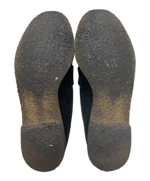 HIROSHI TSUBOUCHI（ヒロシツボウチ）HIROSHI TSUBOUCHI (ヒロシツボウチ) スエードローファー ブラック サイズ:26の古着・服飾アイテム