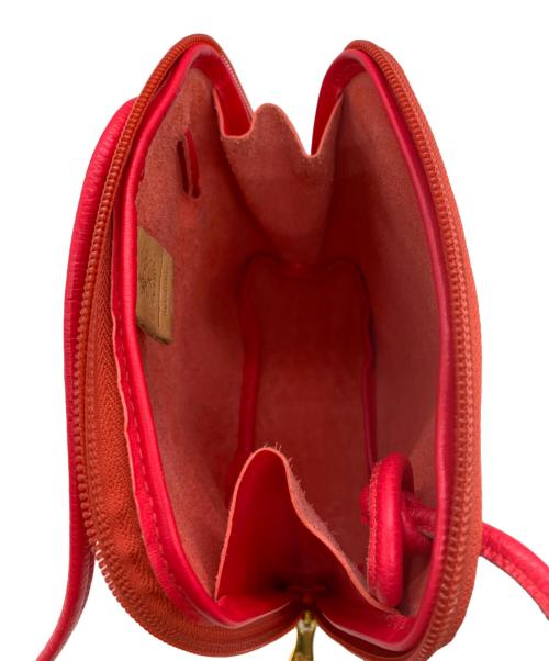 IL BISONTE（イル ビゾンテ）IL BISONTE (イル ビゾンテ) レザーショルダーバッグ ピンクの古着・服飾アイテム