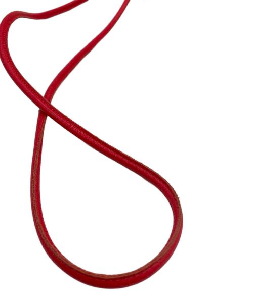 IL BISONTE（イル ビゾンテ）IL BISONTE (イル ビゾンテ) レザーショルダーバッグ ピンクの古着・服飾アイテム