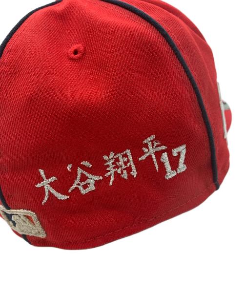 New Era（ニューエラ）New Era (ニューエラ) キャップ レッド サイズ:7 1/4　57.7cmの古着・服飾アイテム