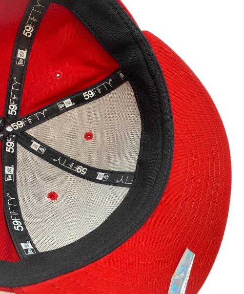 New Era（ニューエラ）New Era (ニューエラ) キャップ レッド サイズ:7 1/4　57.7cmの古着・服飾アイテム
