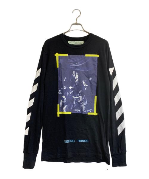 OFFWHITE（オフホワイト）OFFWHITE (オフホワイト) 長袖シャツ ブラック サイズ:Sの古着・服飾アイテム