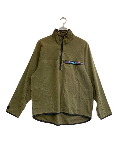 KAVU（カブー）KAVU (カブー) スローシャツ グリーン サイズ:Mの古着・服飾アイテム