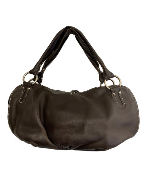 CELINE（セリーヌ）CELINE (セリーヌ) ハンドバッグ ダークブラウンの古着・服飾アイテム