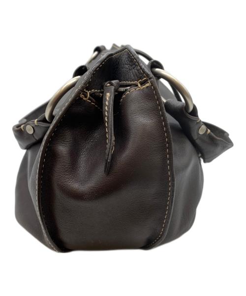 CELINE（セリーヌ）CELINE (セリーヌ) ハンドバッグ ダークブラウンの古着・服飾アイテム