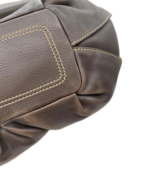 CELINE（セリーヌ）CELINE (セリーヌ) ハンドバッグ ダークブラウンの古着・服飾アイテム