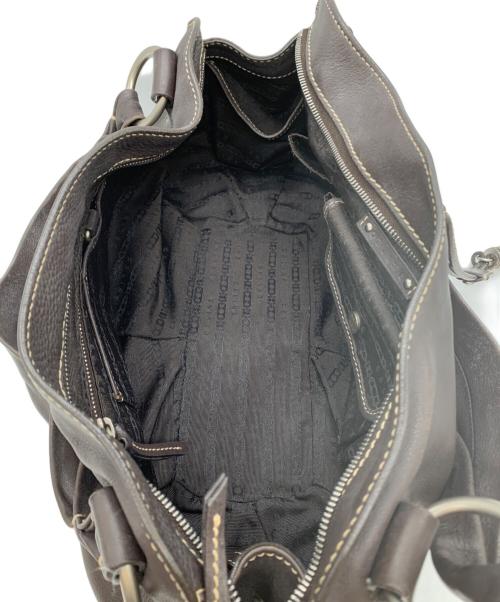 CELINE（セリーヌ）CELINE (セリーヌ) ハンドバッグ ダークブラウンの古着・服飾アイテム