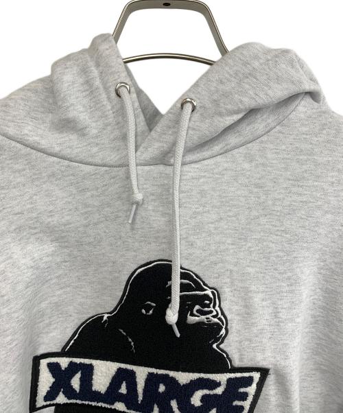 X-LARGE（エクストララージ）X-LARGE (エクストララージ) SLANTED OG HOODEDSWEATSHIRT グレー サイズ:Mの古着・服飾アイテム