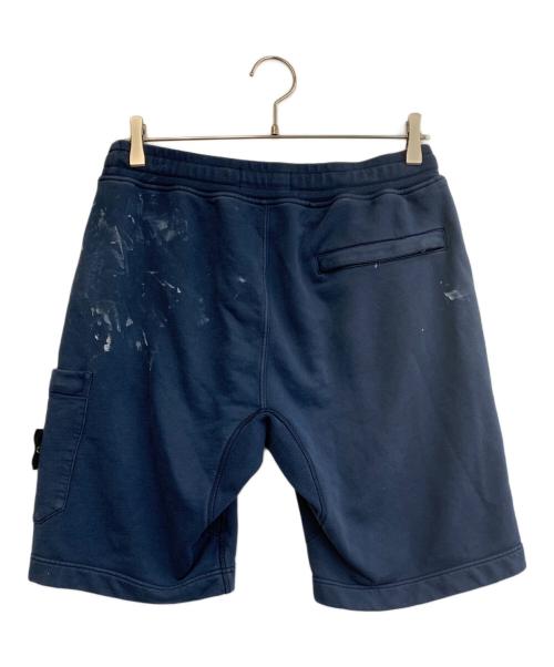STONE ISLAND（ストーンアイランド）STONE ISLAND (ストーンアイランド) スウェットハーフパンツ ネイビー サイズ:Sの古着・服飾アイテム