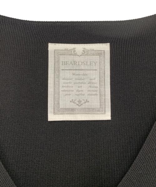 BEARDSLEY（ビアズリー）BEARDSLEY (ビアズリー) Ｖネックニットベスト ブラック サイズ:FREEの古着・服飾アイテム