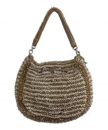 ANTEPRIMA（アンテプリマ）の古着「ワイヤーバッグ」｜ゴールド