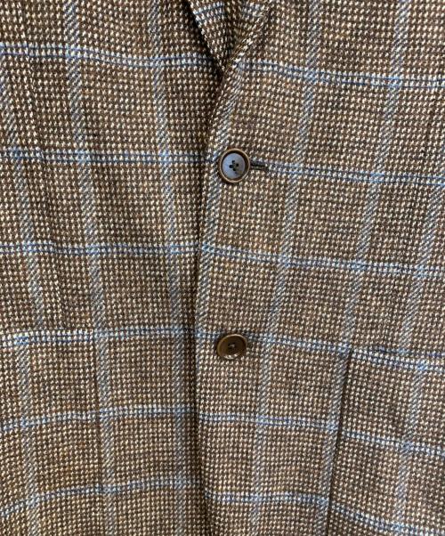 BEAMS F（ビームスエフ）BEAMS F (ビームスエフ) ウールテーラードジャケット ブラウン サイズ:93の古着・服飾アイテム