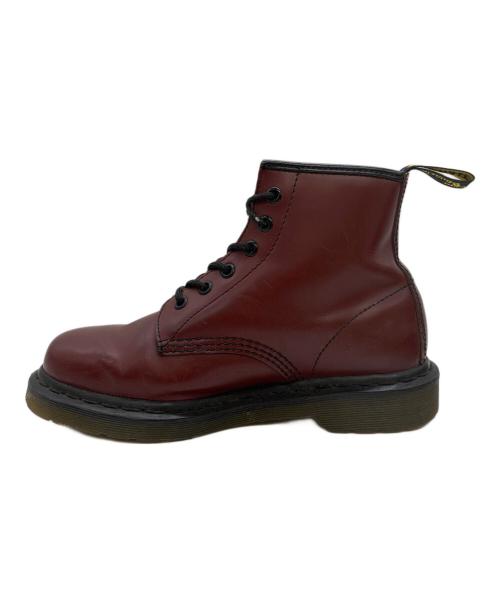 Dr.Martens（ドクターマーチン）Dr.Martens (ドクターマーチン) 6ホールブーツ レッド サイズ:7の古着・服飾アイテム