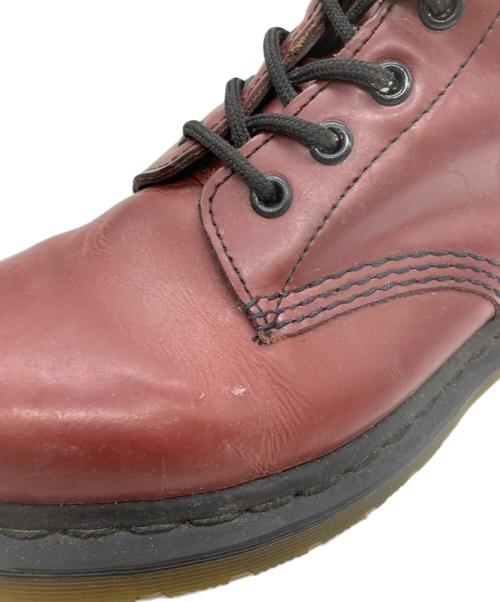 Dr.Martens（ドクターマーチン）Dr.Martens (ドクターマーチン) 6ホールブーツ レッド サイズ:7の古着・服飾アイテム