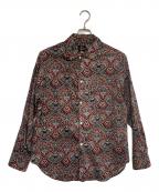 Needlesニードルズ）の古着「長袖シャツ」｜ブラック×レッド