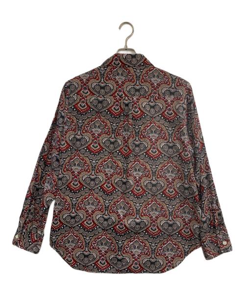 Needles（ニードルズ）Needles (ニードルズ) 長袖シャツ ブラック×レッド サイズ:Mの古着・服飾アイテム