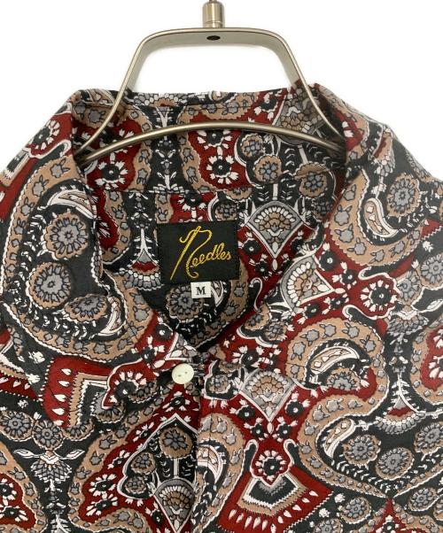 Needles（ニードルズ）Needles (ニードルズ) 長袖シャツ ブラック×レッド サイズ:Mの古着・服飾アイテム