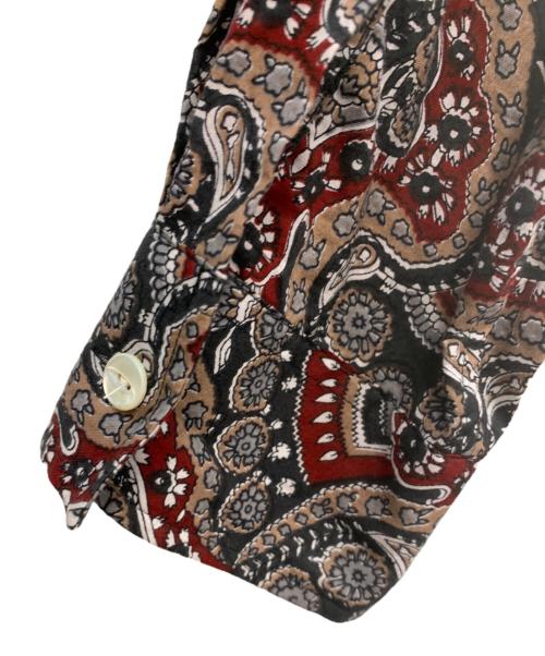 Needles（ニードルズ）Needles (ニードルズ) 長袖シャツ ブラック×レッド サイズ:Mの古着・服飾アイテム