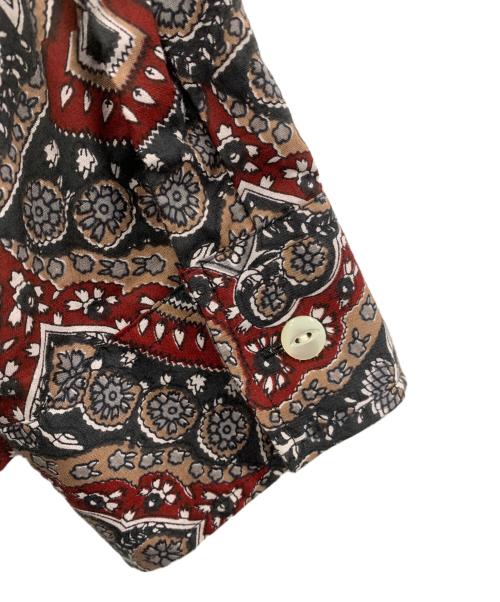 Needles（ニードルズ）Needles (ニードルズ) 長袖シャツ ブラック×レッド サイズ:Mの古着・服飾アイテム