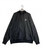 NIKEナイキ）の古着「フーデッドジャケット」｜ブラック