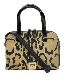 FURLA（フルラ）の古着「ショルダーバッグ」｜ベージュ×ブラウン