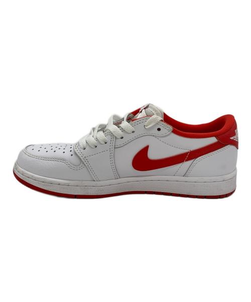 NIKE（ナイキ）NIKE (ナイキ) Air Jordan 1 Retro Low OG ホワイト×レッド サイズ:25の古着・服飾アイテム