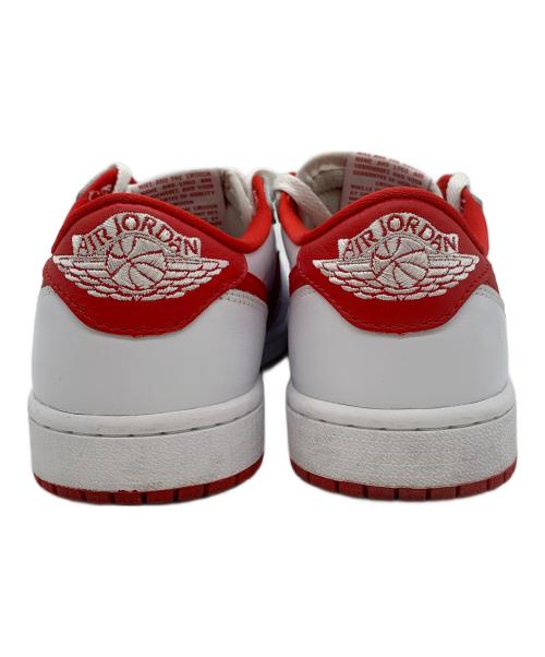 NIKE（ナイキ）NIKE (ナイキ) Air Jordan 1 Retro Low OG ホワイト×レッド サイズ:25の古着・服飾アイテム