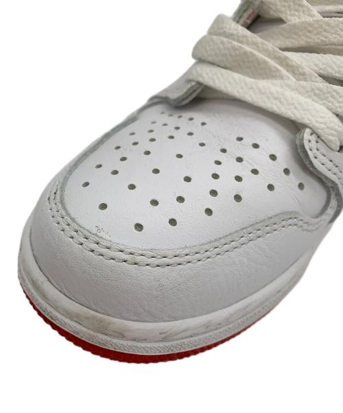 NIKE（ナイキ）NIKE (ナイキ) Air Jordan 1 Retro Low OG ホワイト×レッド サイズ:25の古着・服飾アイテム