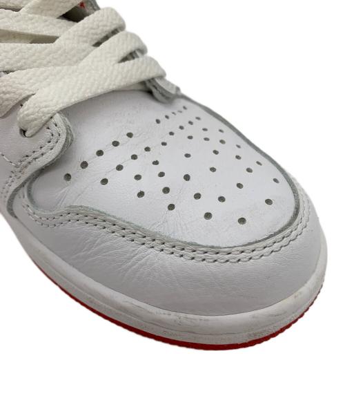 NIKE（ナイキ）NIKE (ナイキ) Air Jordan 1 Retro Low OG ホワイト×レッド サイズ:25の古着・服飾アイテム