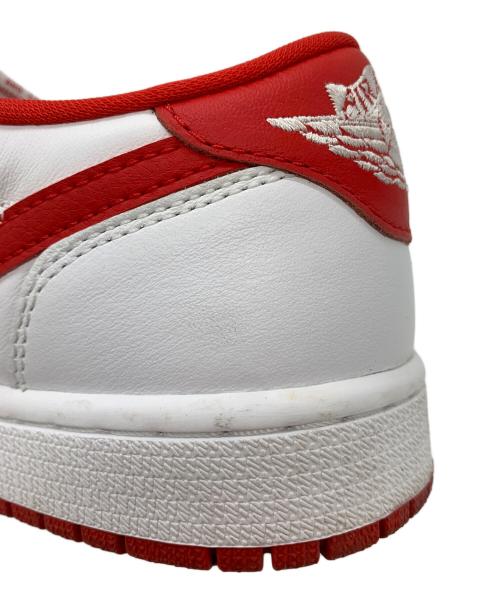 NIKE（ナイキ）NIKE (ナイキ) Air Jordan 1 Retro Low OG ホワイト×レッド サイズ:25の古着・服飾アイテム