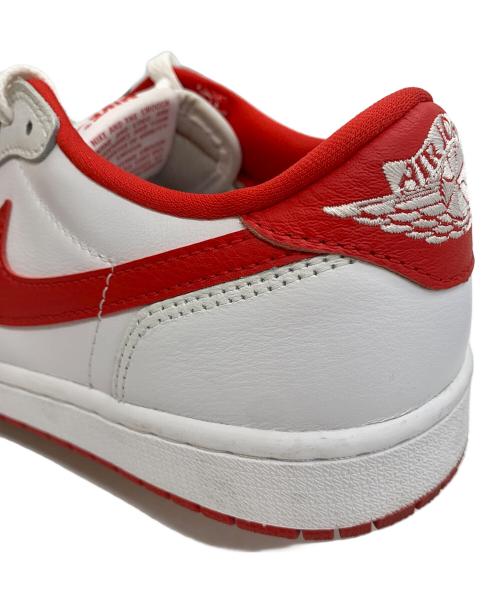 NIKE（ナイキ）NIKE (ナイキ) Air Jordan 1 Retro Low OG ホワイト×レッド サイズ:25の古着・服飾アイテム