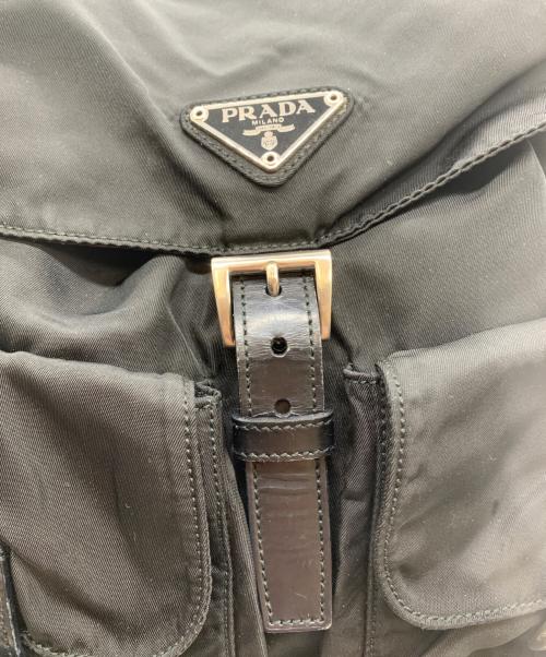 PRADA（プラダ）PRADA (プラダ) ナイロンリュック ブラックの古着・服飾アイテム