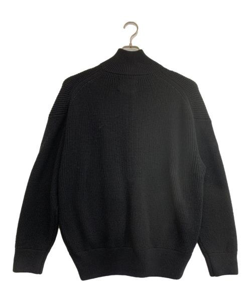 MAISON SPECIAL（メゾンスペシャル）MAISON SPECIAL (メゾンスペシャル) ジップアップニット ブラック サイズ:Mの古着・服飾アイテム