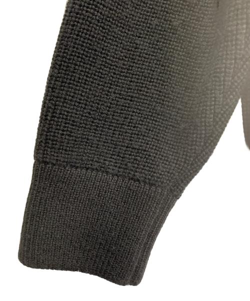 MAISON SPECIAL（メゾンスペシャル）MAISON SPECIAL (メゾンスペシャル) ジップアップニット ブラック サイズ:Mの古着・服飾アイテム