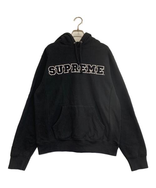 SUPREME（シュプリーム）SUPREME (シュプリーム) センターロゴプルオーバーパーカー ブラック サイズ:Sの古着・服飾アイテム