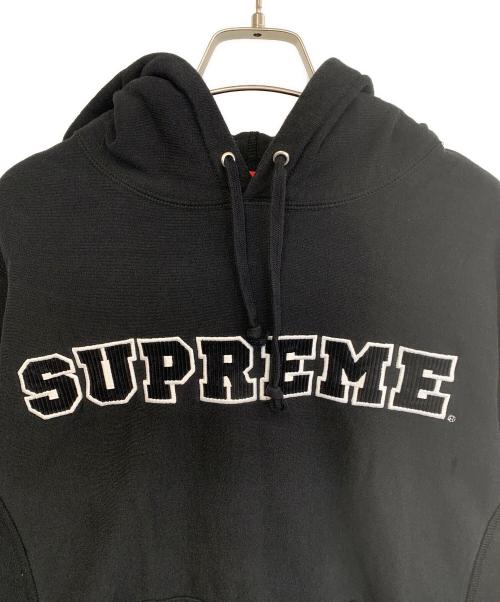 SUPREME（シュプリーム）SUPREME (シュプリーム) センターロゴプルオーバーパーカー ブラック サイズ:Sの古着・服飾アイテム