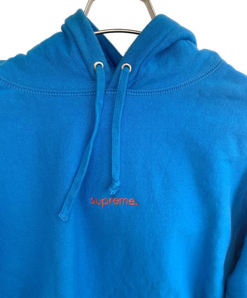 SUPREME（シュプリーム）SUPREME (シュプリーム) Trademark Hooded Sweatshirt ブルー サイズ:Mの古着・服飾アイテム