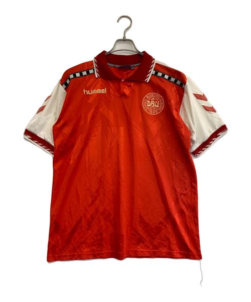 hummel（ヒュンメル）hummel (ヒュンメル) ゲームシャツ レッド サイズ:Mの古着・服飾アイテム