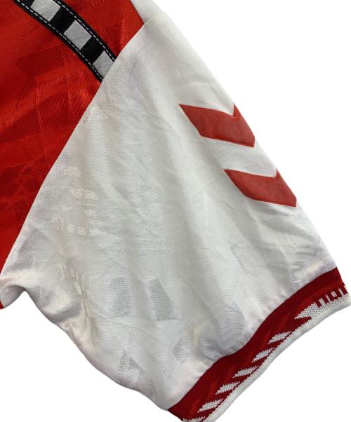 hummel（ヒュンメル）hummel (ヒュンメル) ゲームシャツ レッド サイズ:Mの古着・服飾アイテム