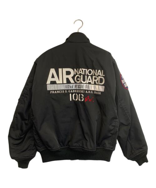 AVIREX（アヴィレックス）AVIREX (アヴィレックス) ブルゾン ブラック サイズ:Mの古着・服飾アイテム