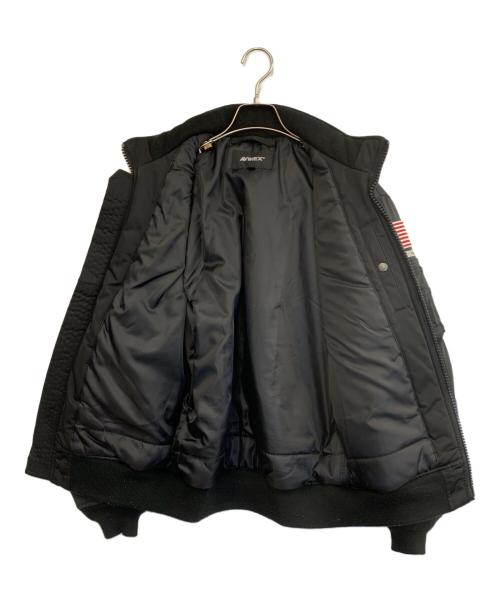 AVIREX（アヴィレックス）AVIREX (アヴィレックス) ブルゾン ブラック サイズ:Mの古着・服飾アイテム