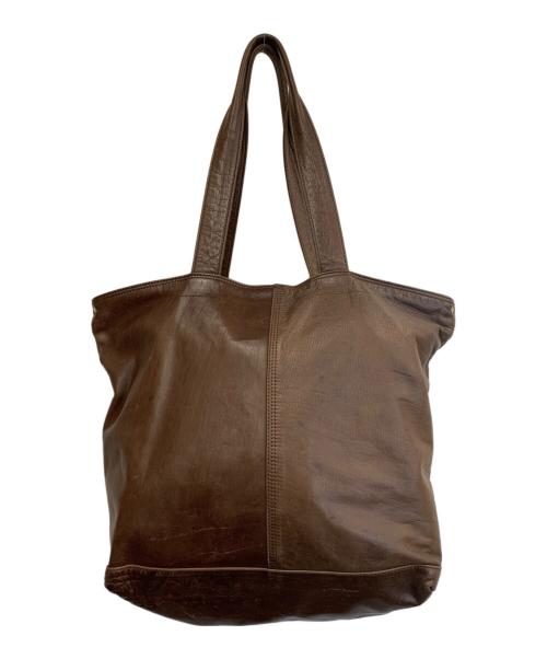 PORTER（ポーター）PORTER (ポーター) レザートートバッグ ブラウンの古着・服飾アイテム