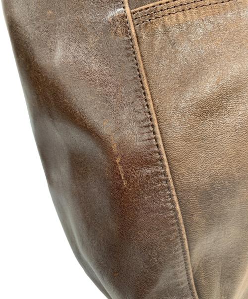 PORTER（ポーター）PORTER (ポーター) レザートートバッグ ブラウンの古着・服飾アイテム