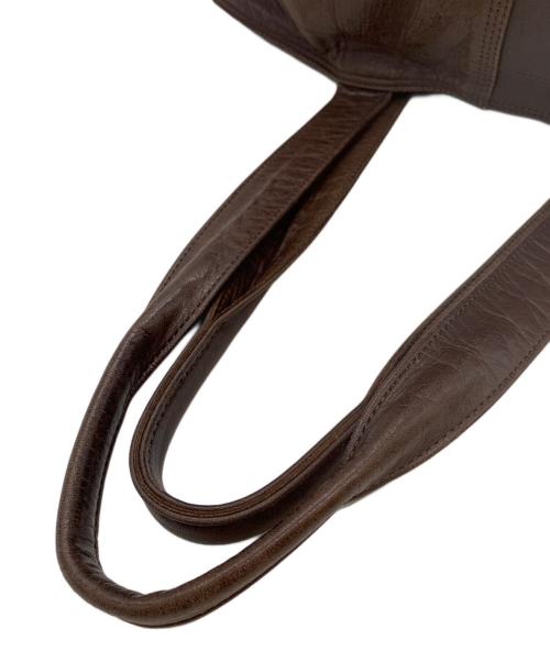 PORTER（ポーター）PORTER (ポーター) レザートートバッグ ブラウンの古着・服飾アイテム