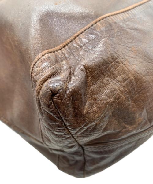 PORTER（ポーター）PORTER (ポーター) レザートートバッグ ブラウンの古着・服飾アイテム