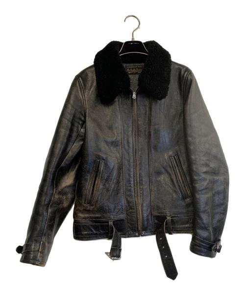 WACKO MARIA（ワコマリア）WACKO MARIA (ワコマリア) GRIZZLY LEATHER JACKET ブラック サイズ:Sの古着・服飾アイテム